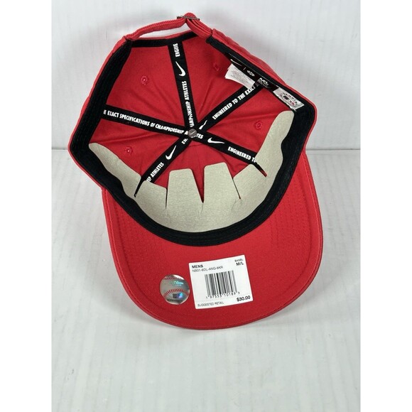 Size M/L Los Angeles Angels Nike Club Cap Red Adjustable Baseball Hat NWT - Picture 5 of 5